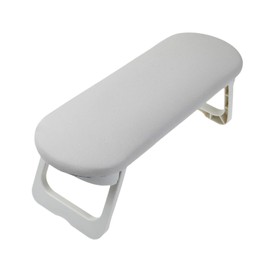 Eigell Nail Arm Rest Stand, Manicure Hand Rest with Non Slip, Folding Table Mat Hand Cushion, Nail Hand Pillow for Home Desk, White