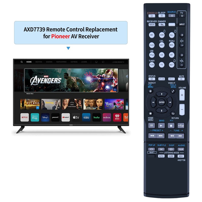 ZWP Replacement Voice Remote Control Compatible for Onn TV FHD