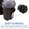 SPX1700FG Pool Pump Pipe Plug Drain Plugs with Gaskets 2-Pack