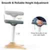 Ergonomic Height Adjustable Perch ELaning Stool Office Balance Active Seat