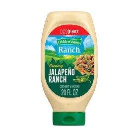 Hidden Valley 🔵 New Hidden Valley Creamy Jalapeño Ranch Bottle Salad Dressing Bottle 20fl oz
