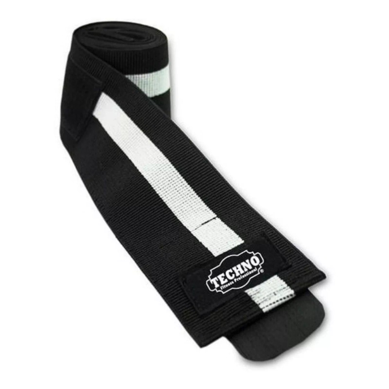 Techno Straps/cintas Para Pesas + Vendas Para Rodillas Pack Pesas