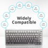 AKepopery 134 Keys MOA PBT Keycaps Set for Cherry Gateron