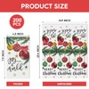 Horaldaily 100 servilletas decorativas de papel desechables de Navidad, bolas