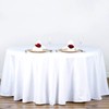 Surmente Tablecloth 90 Inch Round Polyester Table Cloth for Weddings,
