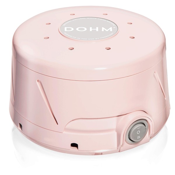 Yogasleep Dohm Classic (Pink) The Original White Noise Machine, Soothing Natural Sound from A Real Fan, Noise Cancelling for Office Privacy, Travel & Meditation, Sleep Therapy for Adults & Baby