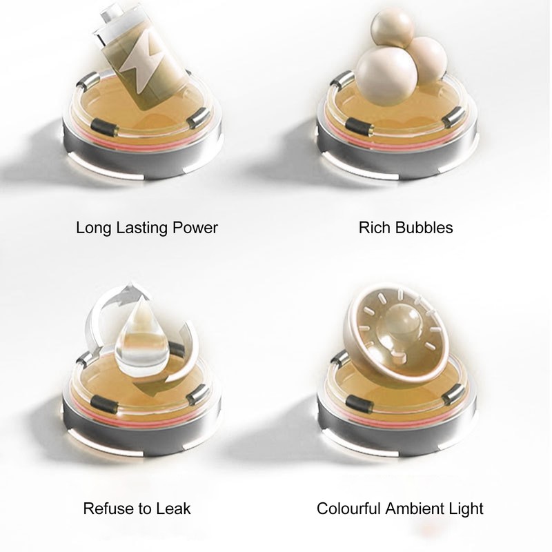 Street Light Bubble Machine Rechargeable Electric Automatic Bubble Blower for