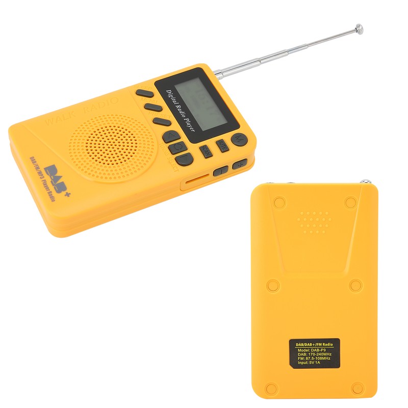 DABP9 Portable Pocket Radio LCD Display Speaker MP3 Player Digital