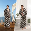 FashGudim mens big and tall robe long full length camo