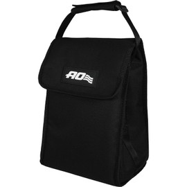 AO Coolers Flap Lid Lunch Cooler, Black, 2.2 gal (8 L), Shoulder Bag, Lightweight, Cold Insulation, Small, Cooler Box, Cooler Bag, Camping, Picnic, Golf, Work, School Commute, Japanese Product,