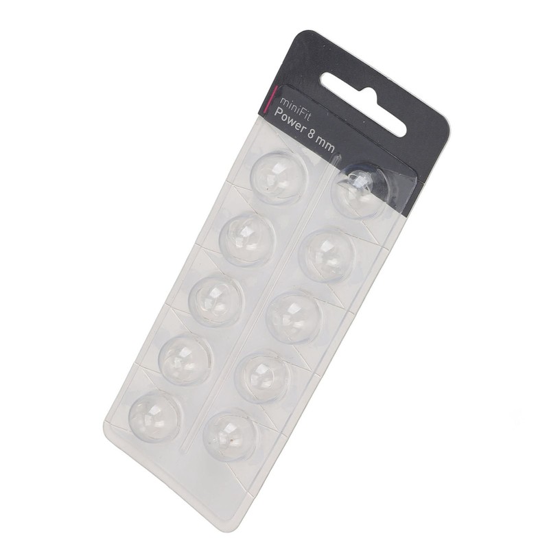 10PCS Hearing Ear Tips Higher Transparency Dual Layer Closed Comfortable