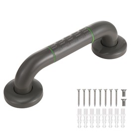 Grab Bar Rail Safety Rail Grab Bar Bathroom Grab Rails 30cm Anti-Slip Shower Handles Hand Rail Supports Indoor Outdoor Auxiliary Handle for Kitchen Bedroom Bathtub Shower and Steps