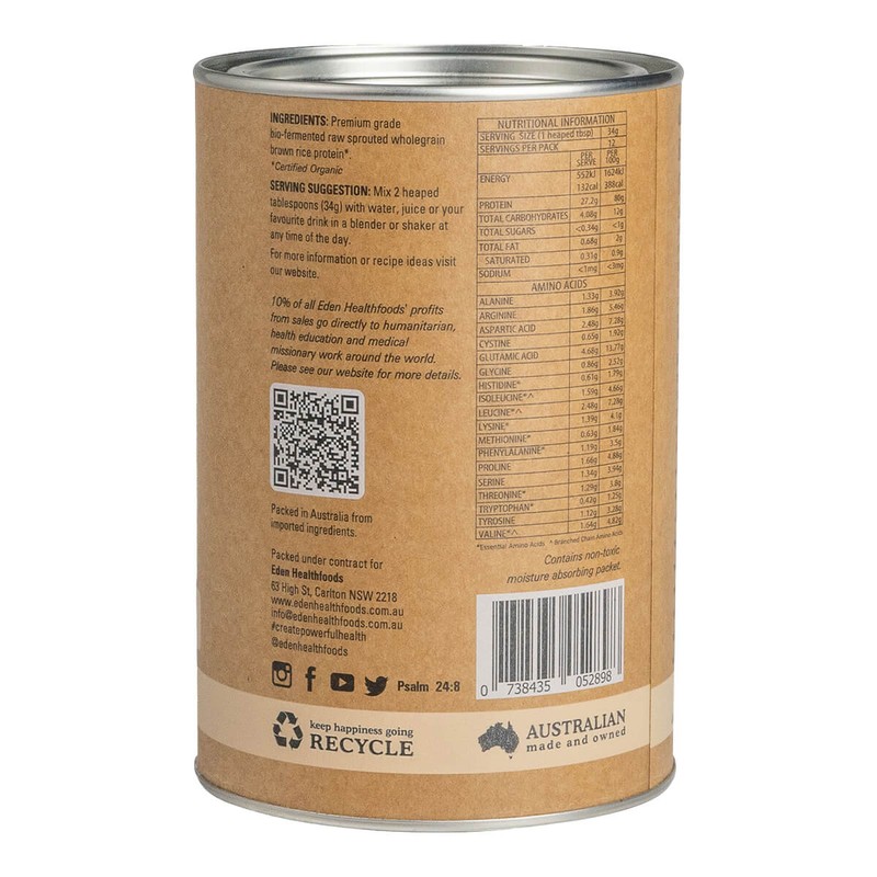 Eden Healthfoods Ultimate Protein - Natural, 1kg