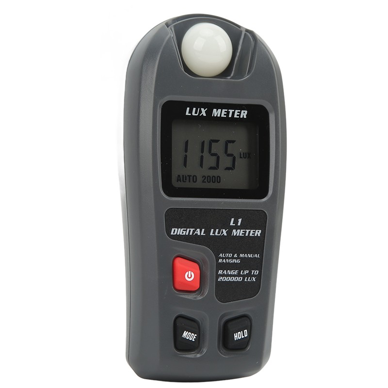 Digital Light Meter Illuminance Tester Luxmeter Illuminometer Auto Shutdown LCD