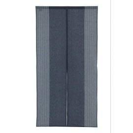 Waraku Fuuka Japanese Curtain Noren Tapestry Curtains for Doorway Including Clips (Indigo Blue)