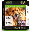 Premium Printer Ink HP 67XL Compatible with HP 67 Ink,