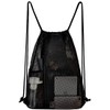 USPECLARE Heavy Duty Mesh Drawstring bag for Soccer Ball，Beach Toys