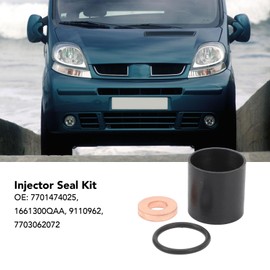 Fuel Injector Gasket Set 7701474025 Fits Avantime Laguna II Espace III IV Trafic Master Vel Satis 2.2 DCi 2.5 DCi
