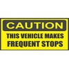 Caution This Vehicle Makes Frequent Stops Off Road Bumper Sticker