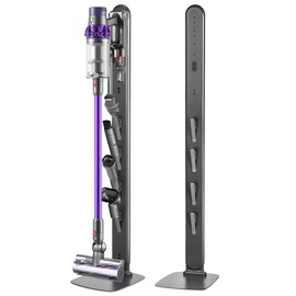 SIOMK Vacuum Stand for Dyson Gen5 V15 V12 V11 V10 V8, No-Drill Outsize Standing Dock with Conceal Cables & Space-Saving Holder, Stable Metal Organizer for Cordless Cleaner & Attachments, Easy Assembly