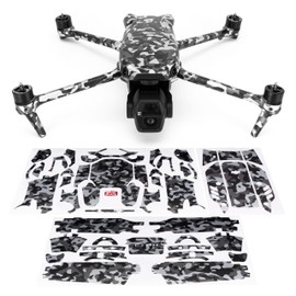 WRAPGRADE Skin Decal Sticker Compatible with DJI Air 3S (Grayish Camo)