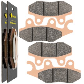 Caltric Brake Pads for Yamaha Rhino 450 YXR450 Front Brakes 2004-2010