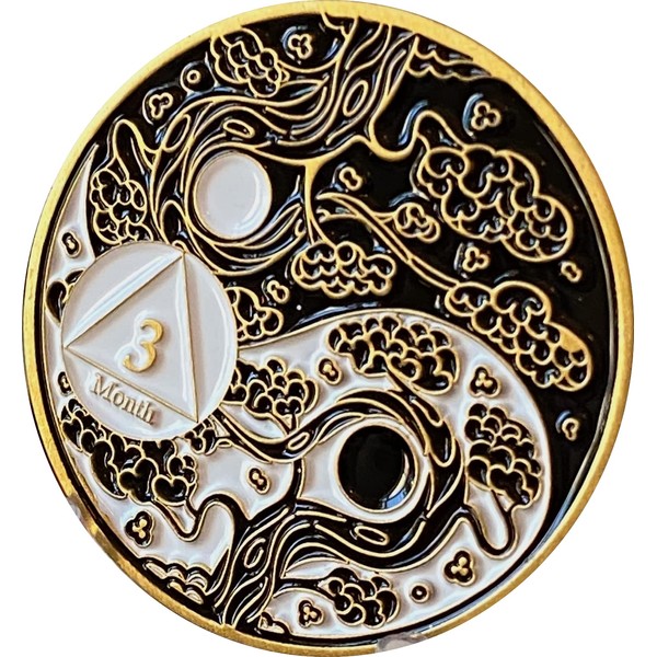 3 Month AA Medallion Sakura Tree Cherry Blossom Ying Yang