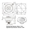Rv Wall Mount Water Inlet Pressure Regulated City Water Entry