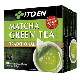 Ito En Traditional Matcha Green Tea 50 Count Zero Calories, Caffeinated