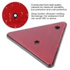 Vehicle Reflector, Safty Rear Triangle Red Reflector for RV Trucks