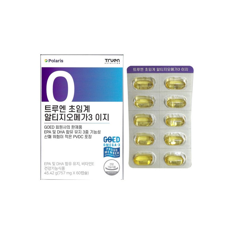 TrueN 트루엔 알티지 오메가3 이지 760mg x 60캡슐 / 써클