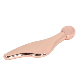 Eye Cream Massager Wand Stick Portable Face Eye Massage Stick Face Roller for Home Beauty Salon Skin Care Rose Gold