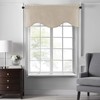 Elrene Home Fashions Colette Faux-Silk Scalloped Window Valance, 50 in