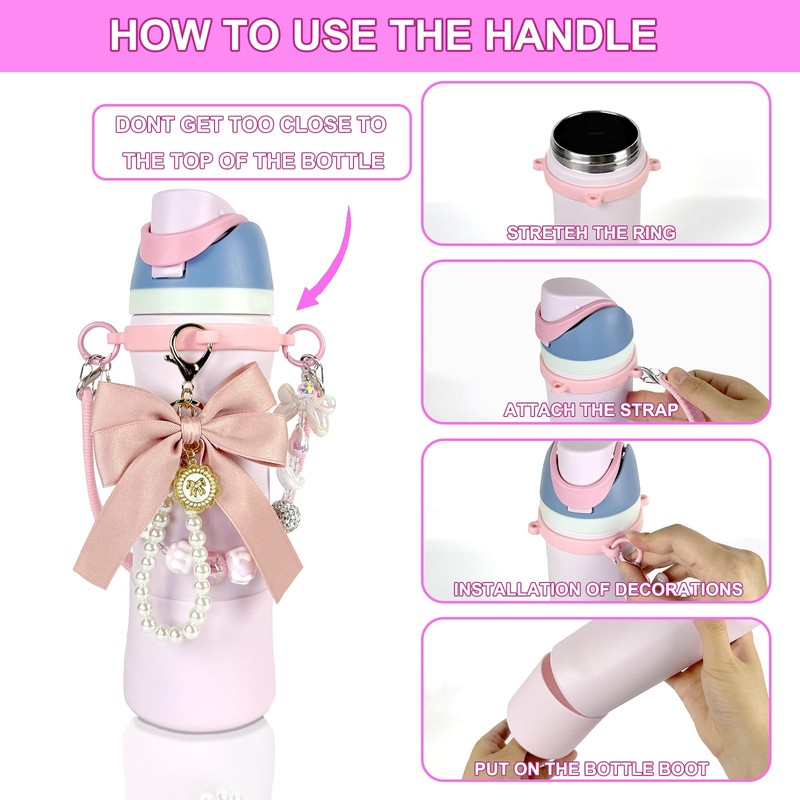 Silicone Boot Set for Owala Water Bottle 24 oz,Water Bottle