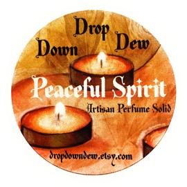 Peaceful Spirit Perfume Solid, Calming Balm, Lavender, Chamomile, Vetiver, Marjoram, Vanilla, Herbal Balm, Herbal Perfume, Perfume Cream