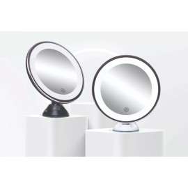 Maquillali Espejo 3-color Led 10x Aumento Base Ventosa 360°