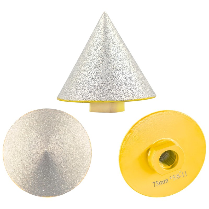 3" Diamond Cone Bits, Diamond Beveling Chamfer Bits, for Tile