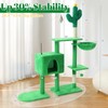 41 Inches Cactus Cat Tree Tower with Scratching Post, Tall