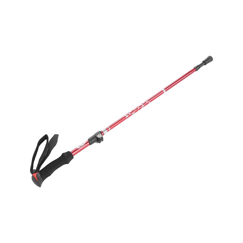 Aluminium Alloy Trekking Poles 5 Sections Collapsible Hiking Walking Climbing