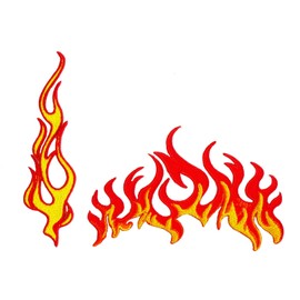 Graphic Dust Flames Fire Embroidered Iron On Patch Biker Motorcycle Racing Hot Fireball Tattoo Heavy Metal Car Applique