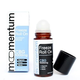 Momentum Freeze Roll On con 100mg Magnesio, Arnica Y menta, Desinflamante Muscular