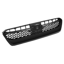 KUAFU Upper Grille Compatible with 2015-2017 Subaru WRX 91121VA060 SU1200160 Front Bumper Grill Assembly Plastic (ABS) Painted Black