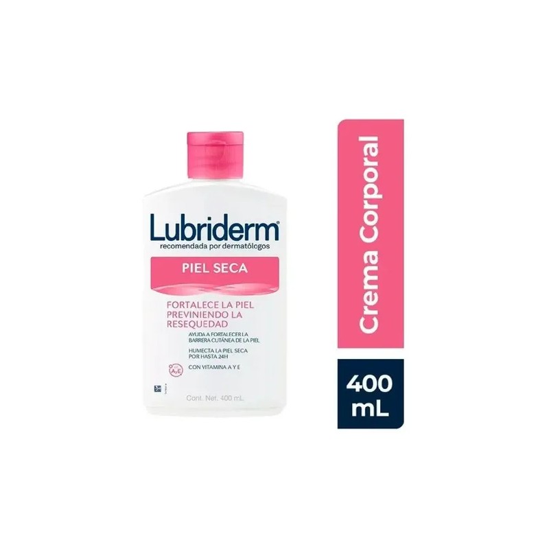 Crema Corporal Lubriderm® Piel Seca 24 Horas Envase De 400ml