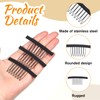 30 Pcs Wig Clips Combs 7-Teeth Stainless Steel Wig Combs