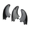 3Pcs Surfboard Fins PVC Quick Release Replacement Tri Fin Set