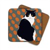 Leslie Gerry Cat Coasters Set of 4