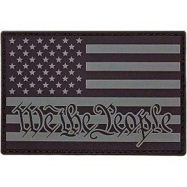 Gun Permit 2nd We The People Betsy Ross 1776 Flag Patch  |2PC - PVC RUBBER 3"X2"