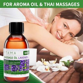 Kitama Massage Oil Aroma Lavender - Body Oil for Massages - Care Oil - Aroma Oil - Nourishing Relaxation Oil - 250 ml