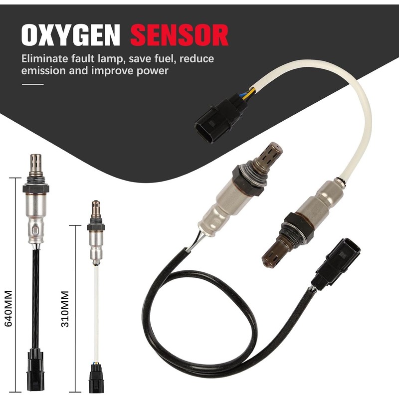 PARTVICAN 4pcs Oxygen Sensor O2 Sensor Upstream & Downstream 234-4461