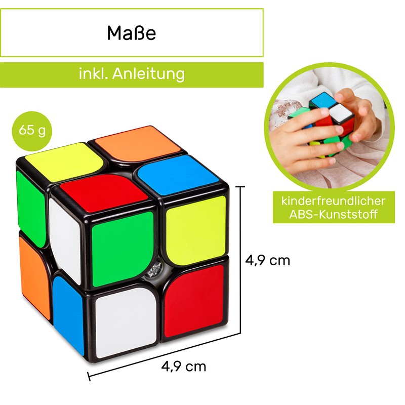 CubiXS® Magic Cube 2x2 – Type Los Angeles – Speed